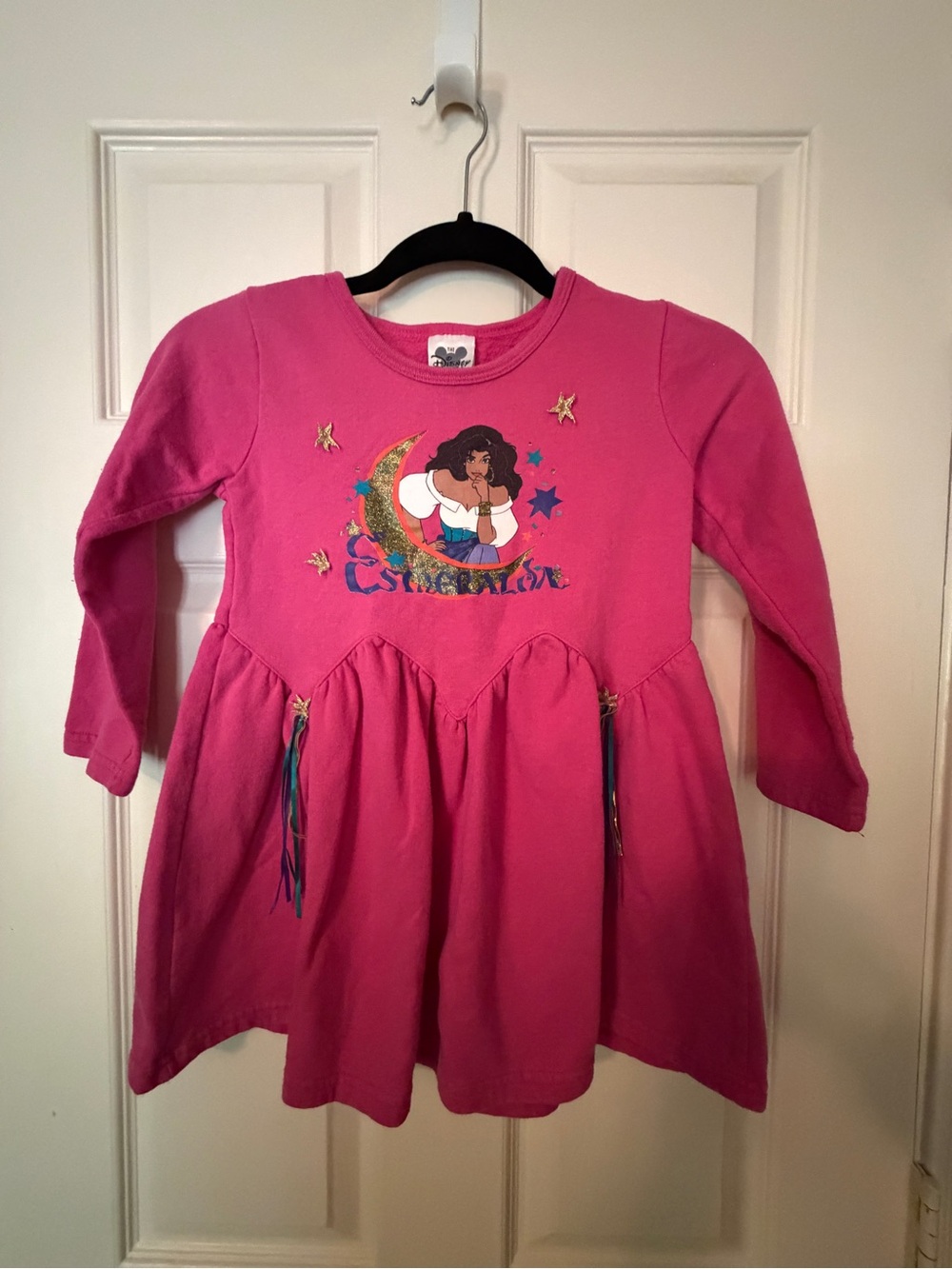Vintage Disney Store 1996 Esmerelda Hunchback of Notre Dame Dress Hot Pink 5/6
